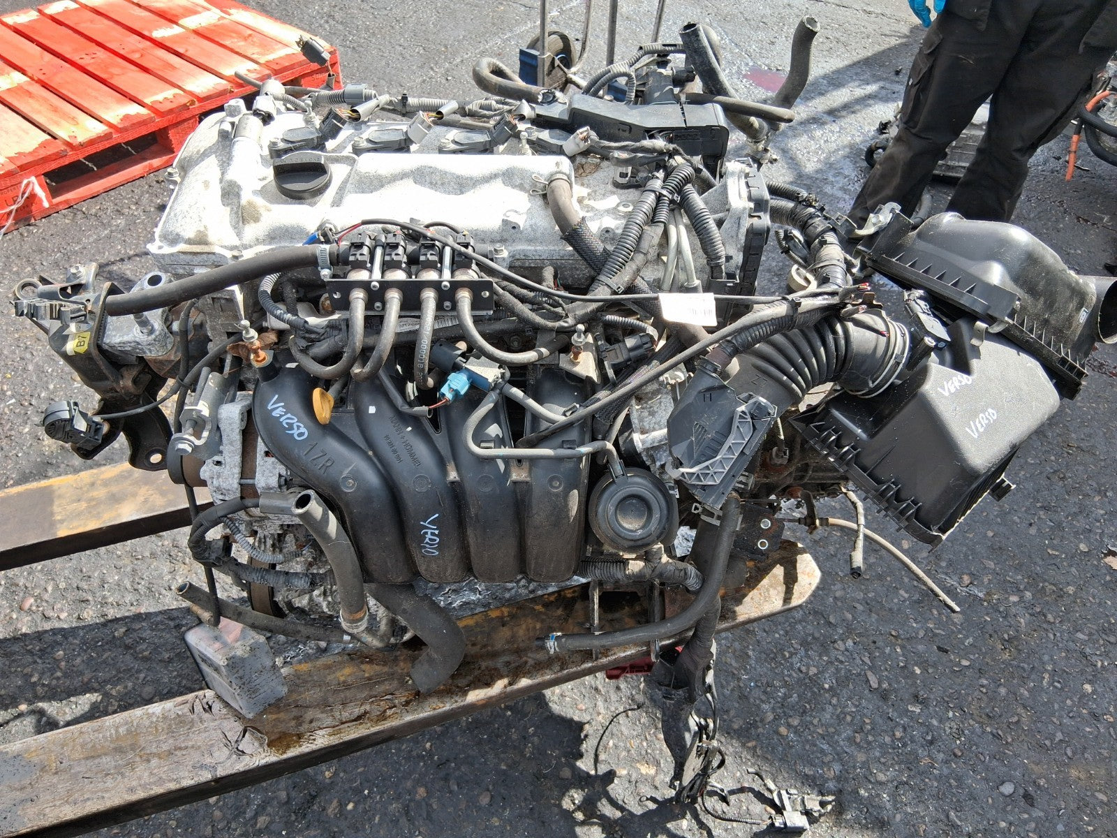 2017 TOYOTA VERSO 1.6 BI FUEL VALVEMATIC COMPLETE ENGINE 1ZR FAE 1ZR-FAE