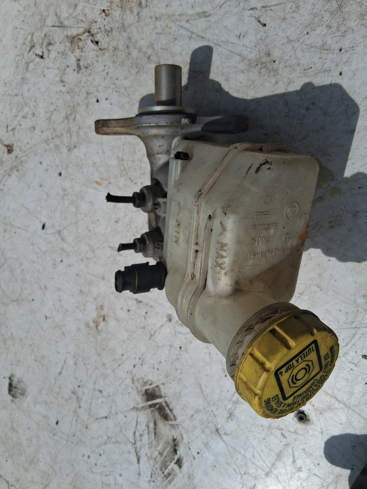 FIAT 500 2016 1.2 PETROL BRAKE MASTER CYLINDER 32069666