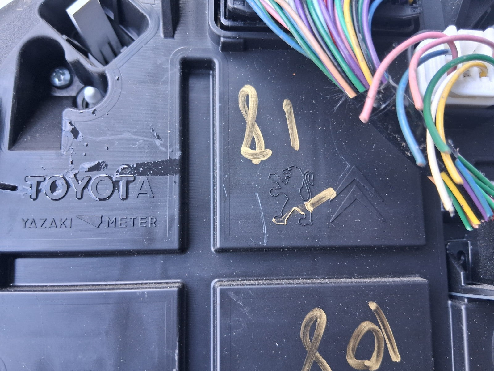 2016 PEUGEOT 108 MK2 SPEEDOMETER SPEEDO INSTRUMENT CLUSTER 769167300U