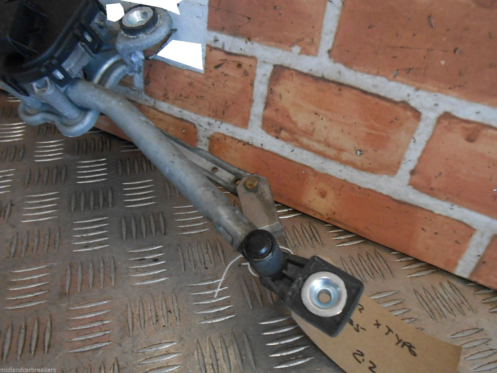 JAGUAR X TYPE 2005 FRONT WINDSCREEN WIPER MOTOR & LINKAGE  1X43-17504-BH