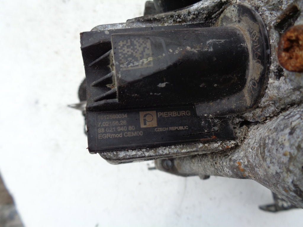 PEUGEOT 308 2008 1.6 EGR COOLER VALVE METAL PIPE 50563908 9802194080