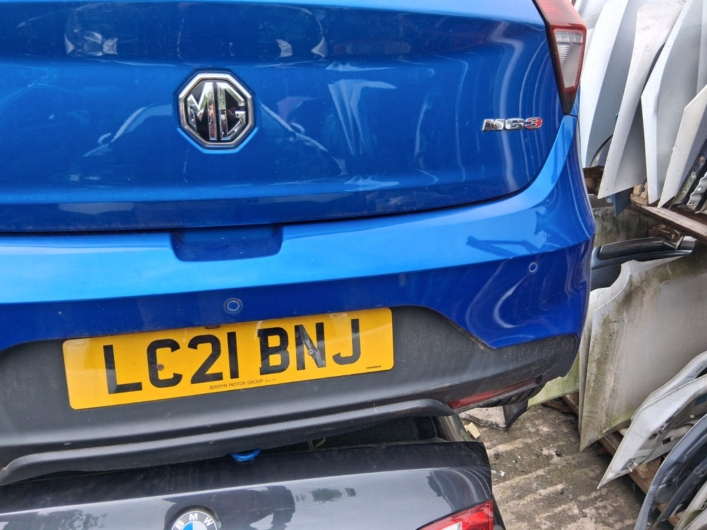 2021 MG 3 MK2 EXCLUSIVE FACELIFT REAR COMPLETE BUMPER REGAL MOUNTAIN BLUE 5JSJ