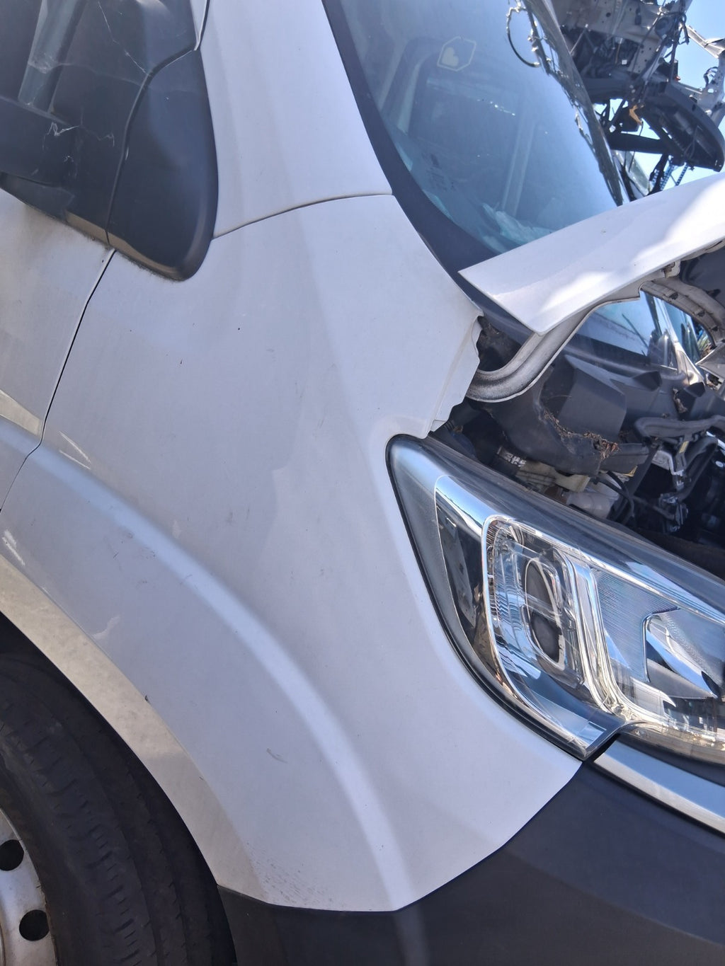 2021 CITROEN RELAY MK3 OSF DRIVER SIDE WING PANEL WHITE
