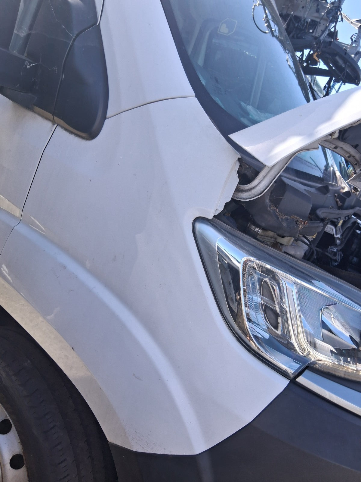 2021 CITROEN RELAY MK3 OSF DRIVER SIDE WING PANEL WHITE