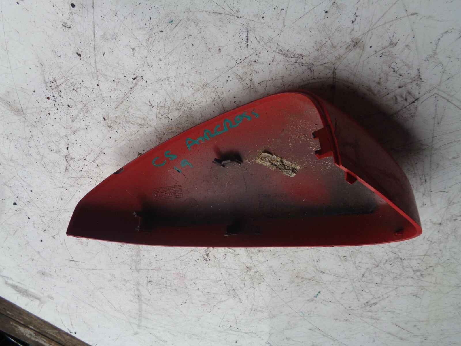 CITROEN C5 AIRCROSS 2019 WING MIRROR COVER TRIM RED