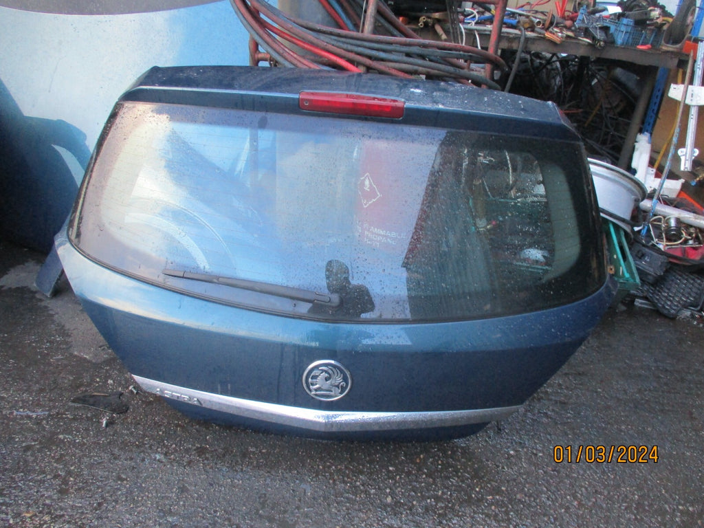 VAUXHALL ASTRA H 2007 5 DOOR REAR COMPLETE TAILGATE BOOTLID GREEN