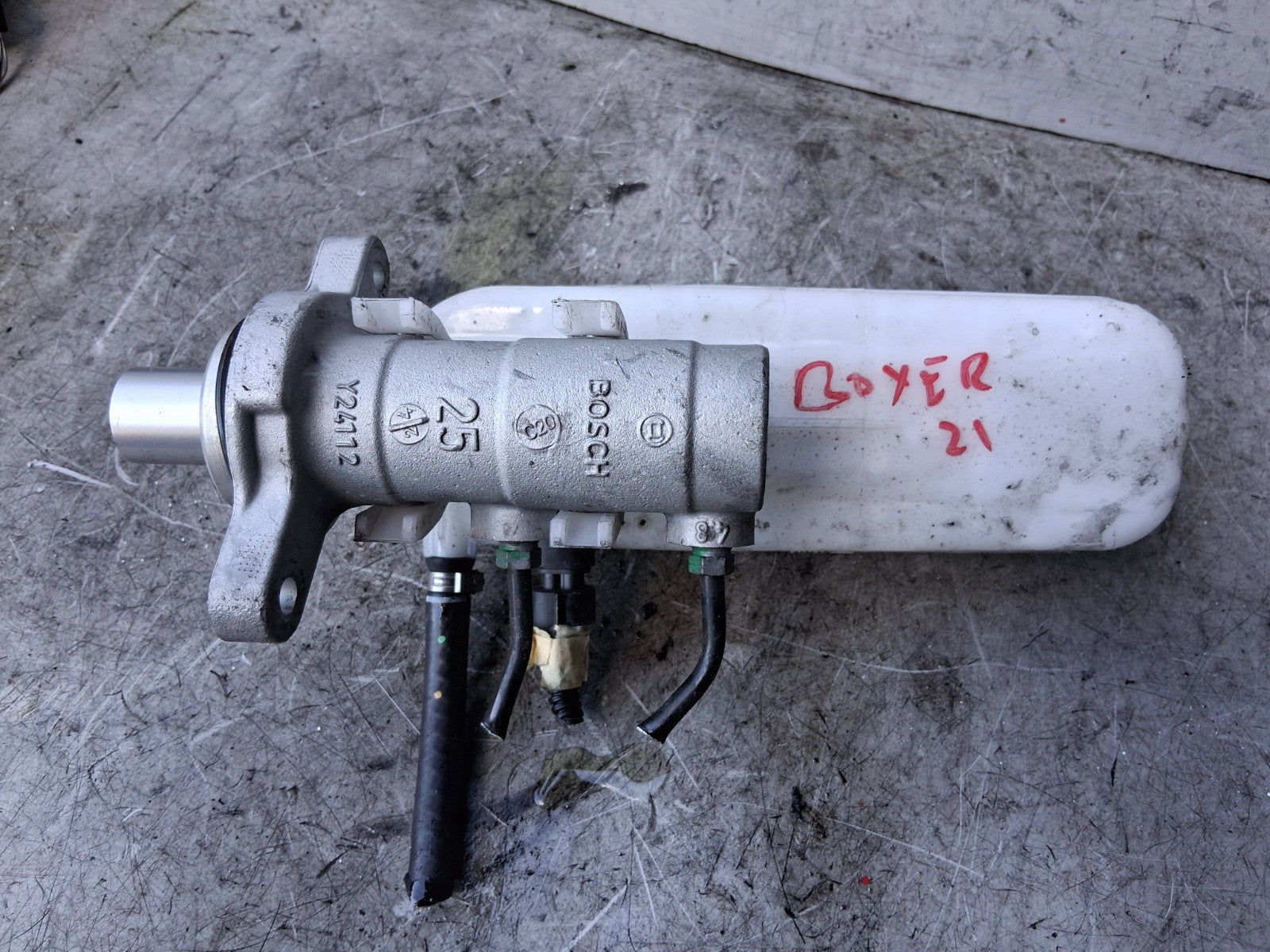 2021 PEUGEOT BOXER MK3 2.1 DIESEL BRAKE SERVO RESERVOIR 0204255096