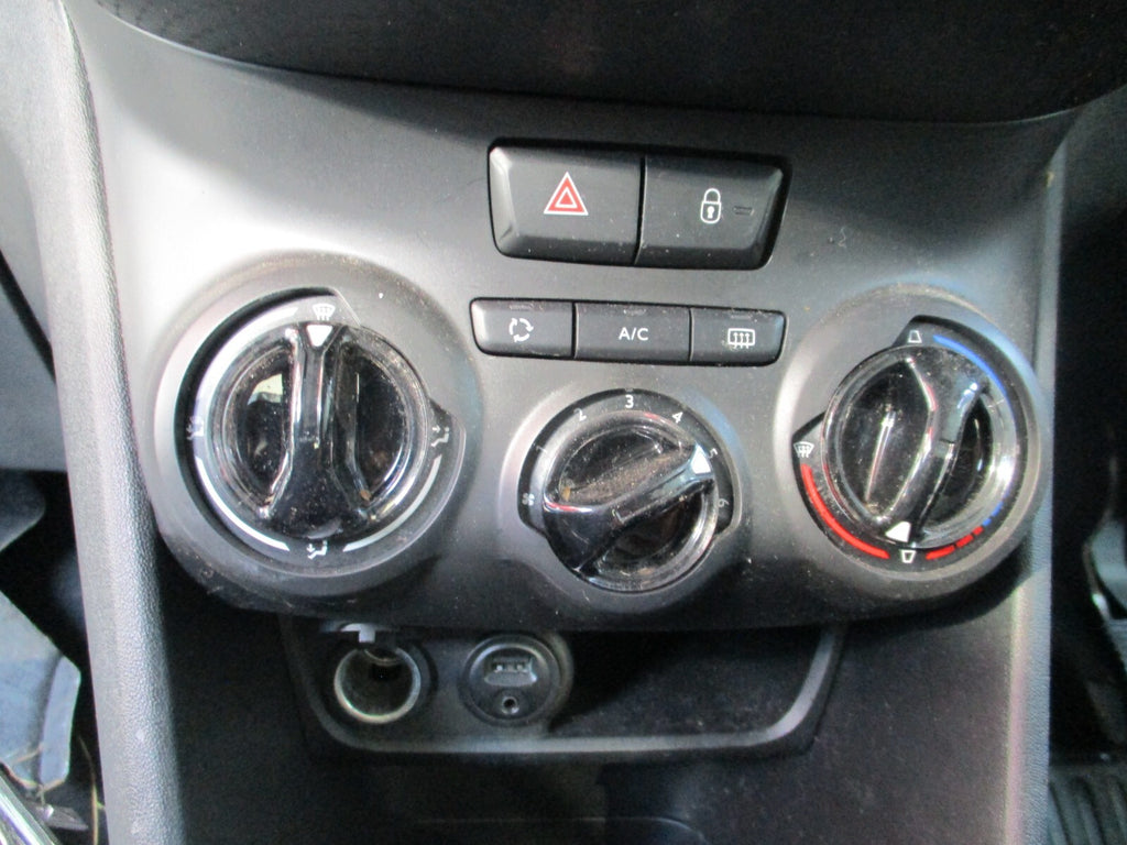 PEUGEOT 208 2017 HEATER AC CLIMATE CONTROL SWITCH PANEL