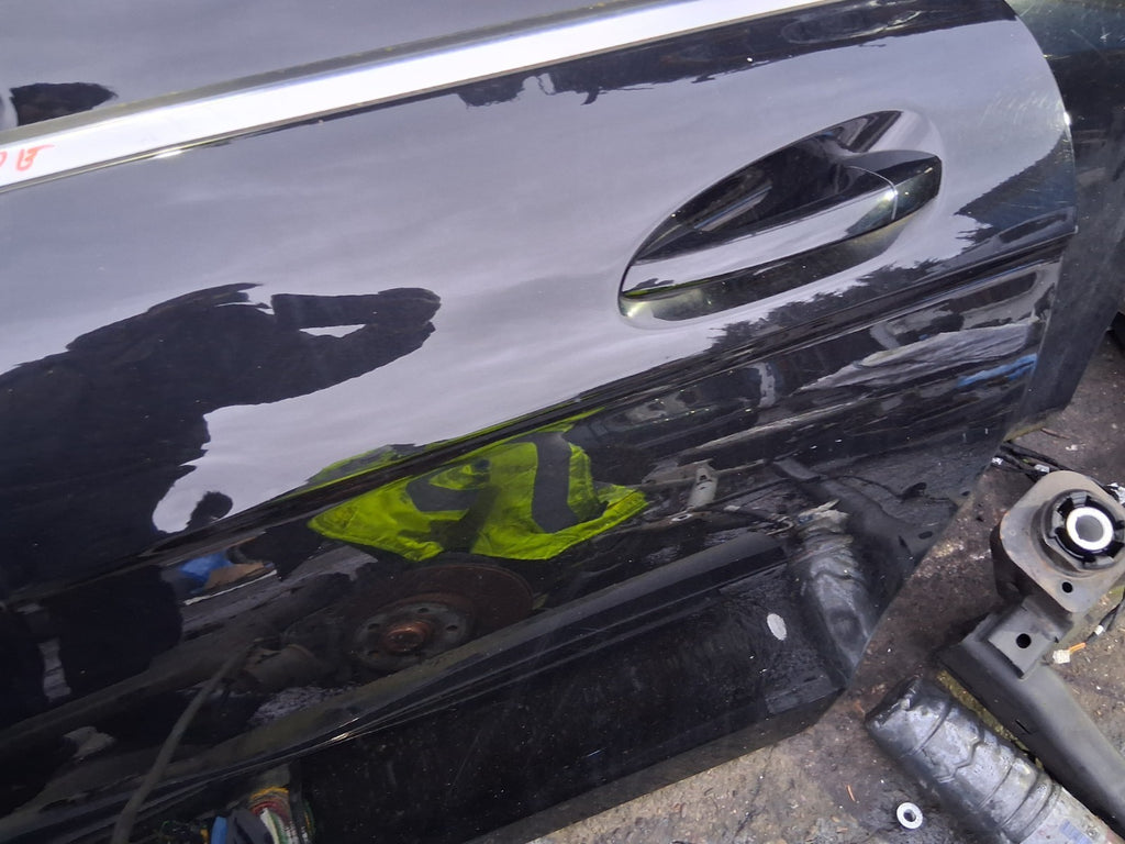 2015 MERCEDES W204 C CLASS COUPE NSF PASSENGER SIDE FRONT LEFT BARE DOOR BLACK