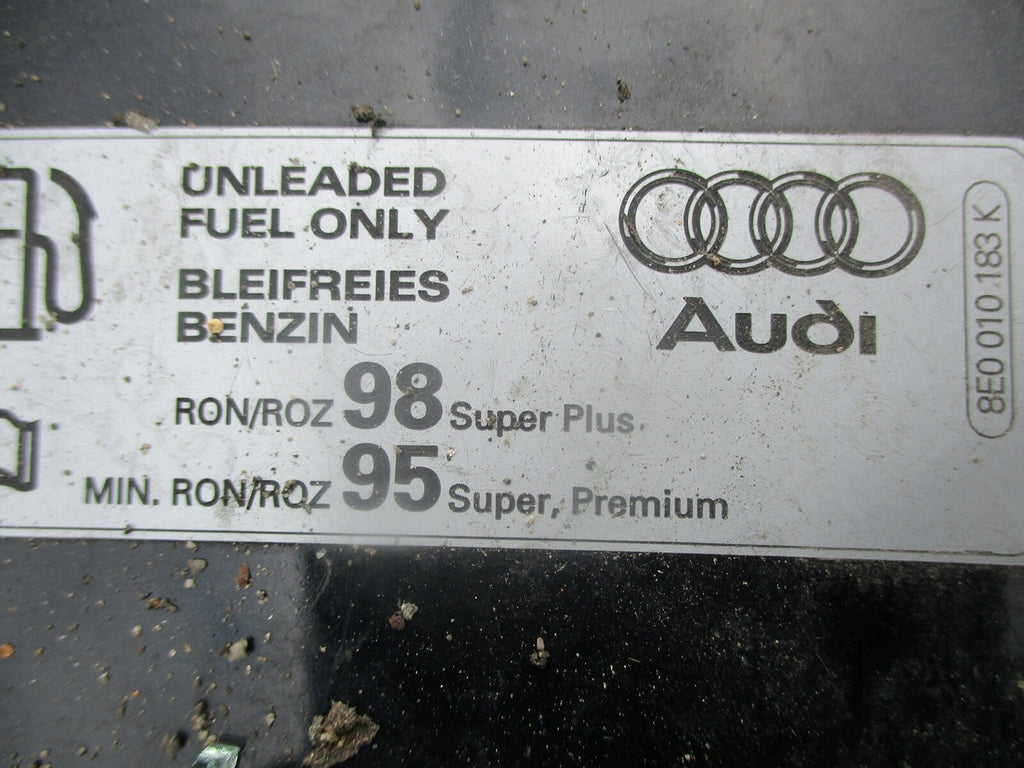 AUDI A4 B7 2008 2.0 FUEL FILLER CAP 8E0 010 183K BLACK