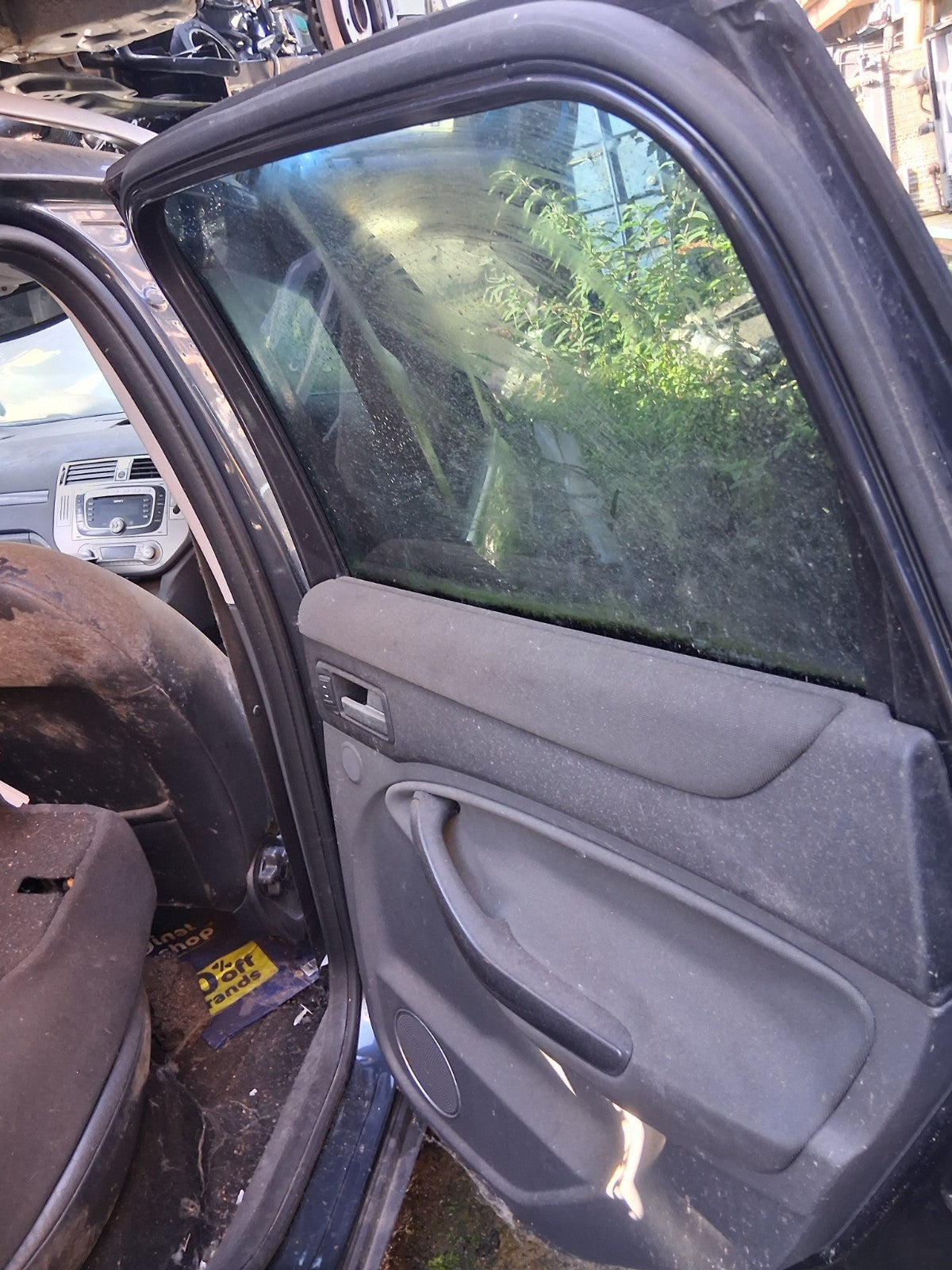 2009 FORD KUGA MK1 OSR DRIVER SIDE REAR RIGHT COMPLETE DOOR SEA GREY H8