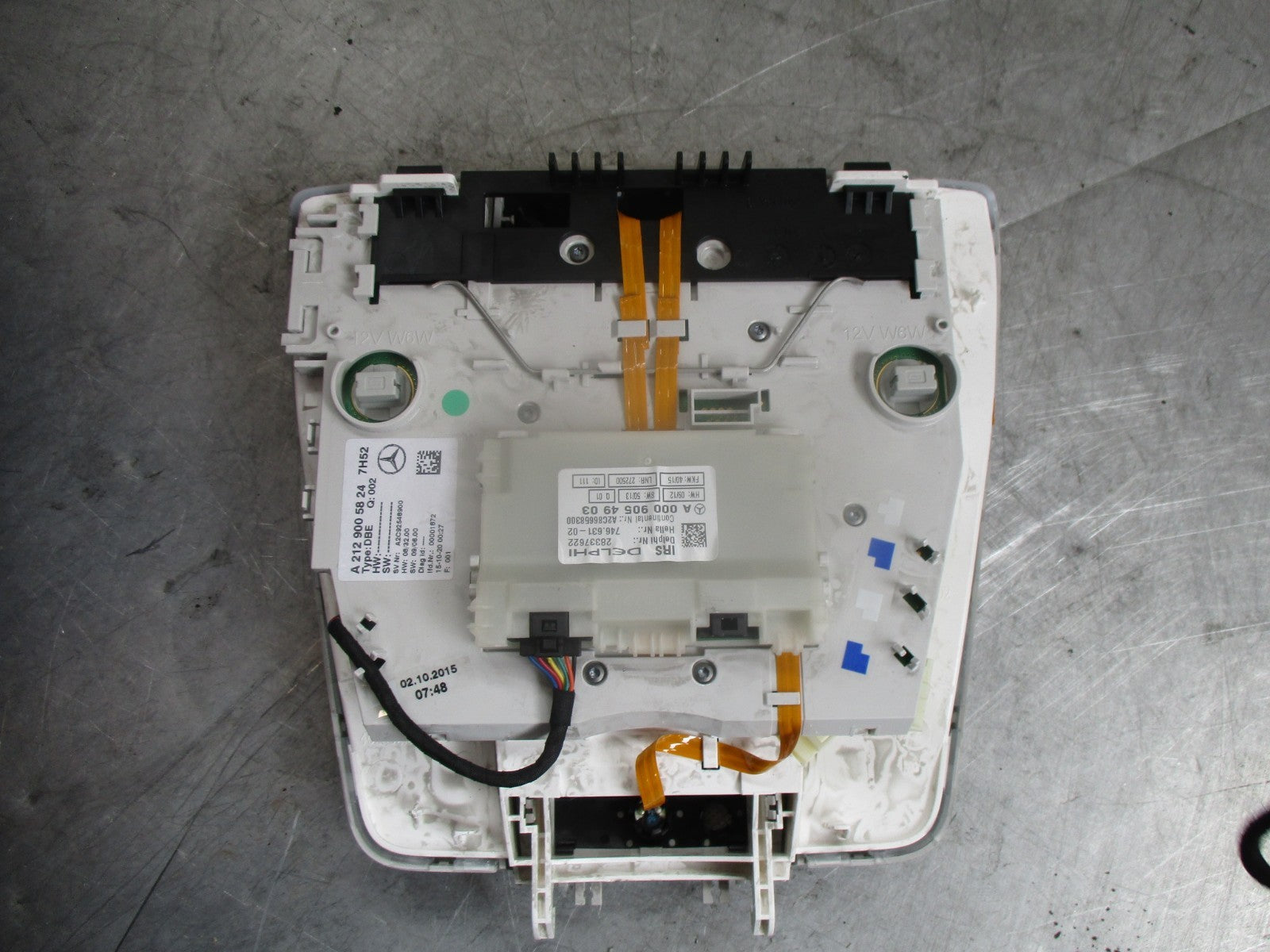 MERCEDES E CLASS W212 E220 INTERIOR ROOF CEILING MAP LIGHT A0009054903
