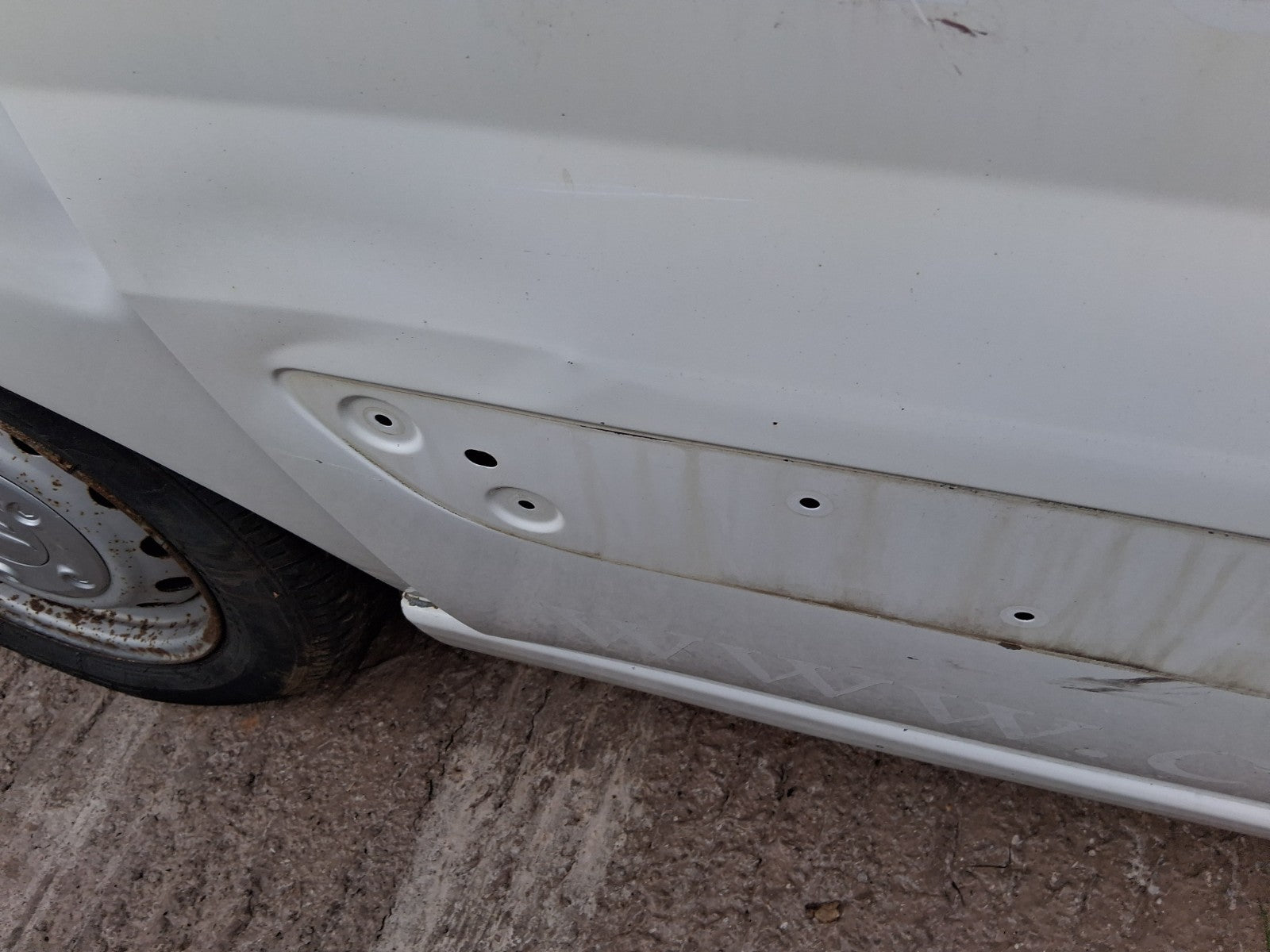 2016 CITROEN DISPATCH MK2 OS DRIVER SIDE RIGHT COMPLETE SLIDING DOOR WHITE