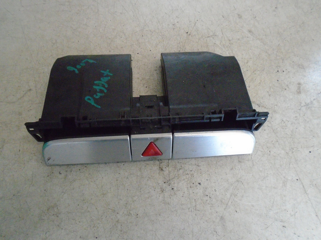 VOLKSWAGEN PASSAT 2007 DASHBOARD STORAGE COMPARTMENT AND HAZARD SWITCH 3C0858407