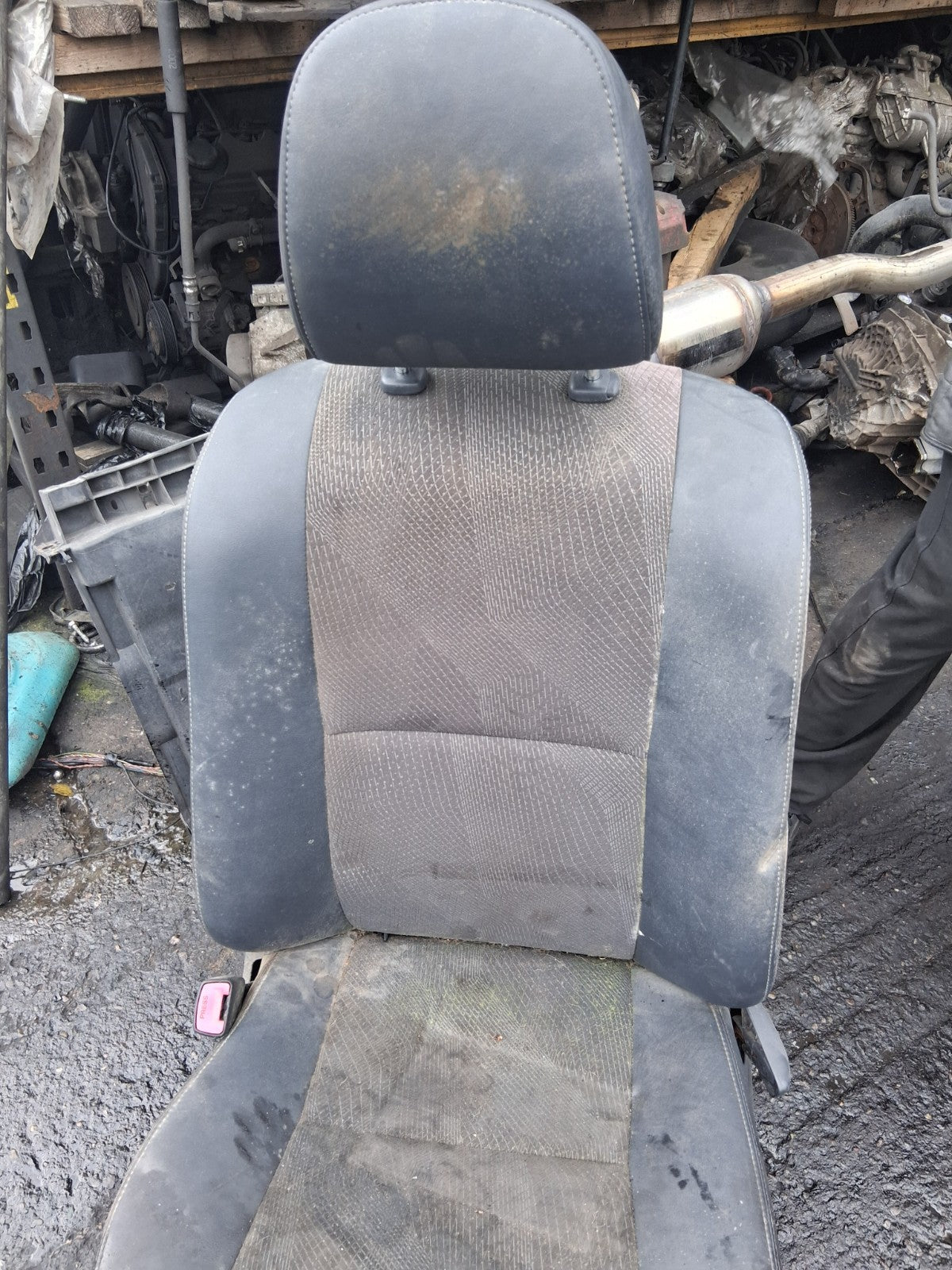 2013 TOYOTA ESTIMA MK3 NSF PASSENGER SIDE FRONT LEFT COMPLETE SEAT HALF LEATHER