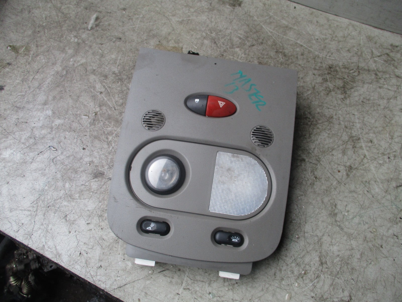 2013 RENAULT MASTER MK3 INTERIOR ROOF READING LIGHT