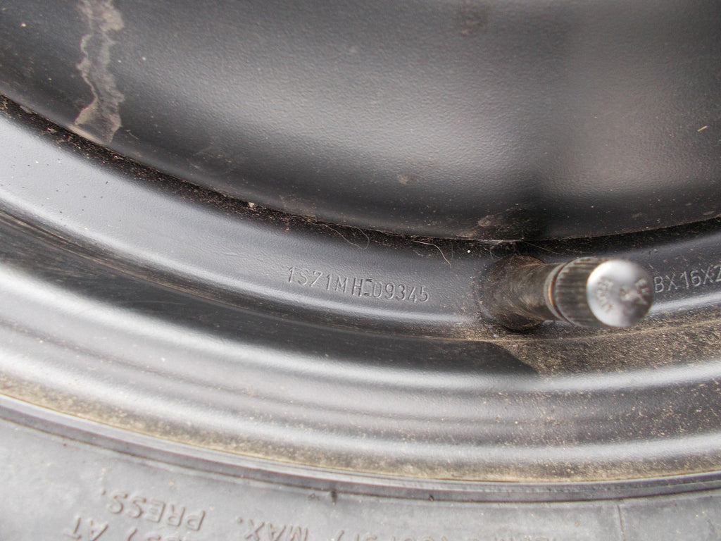 FORD FOCUS HANKOOK 5 STUD 16 INCH SPARE STEEL WHEEL 125/85 R16 1S71MH 09345