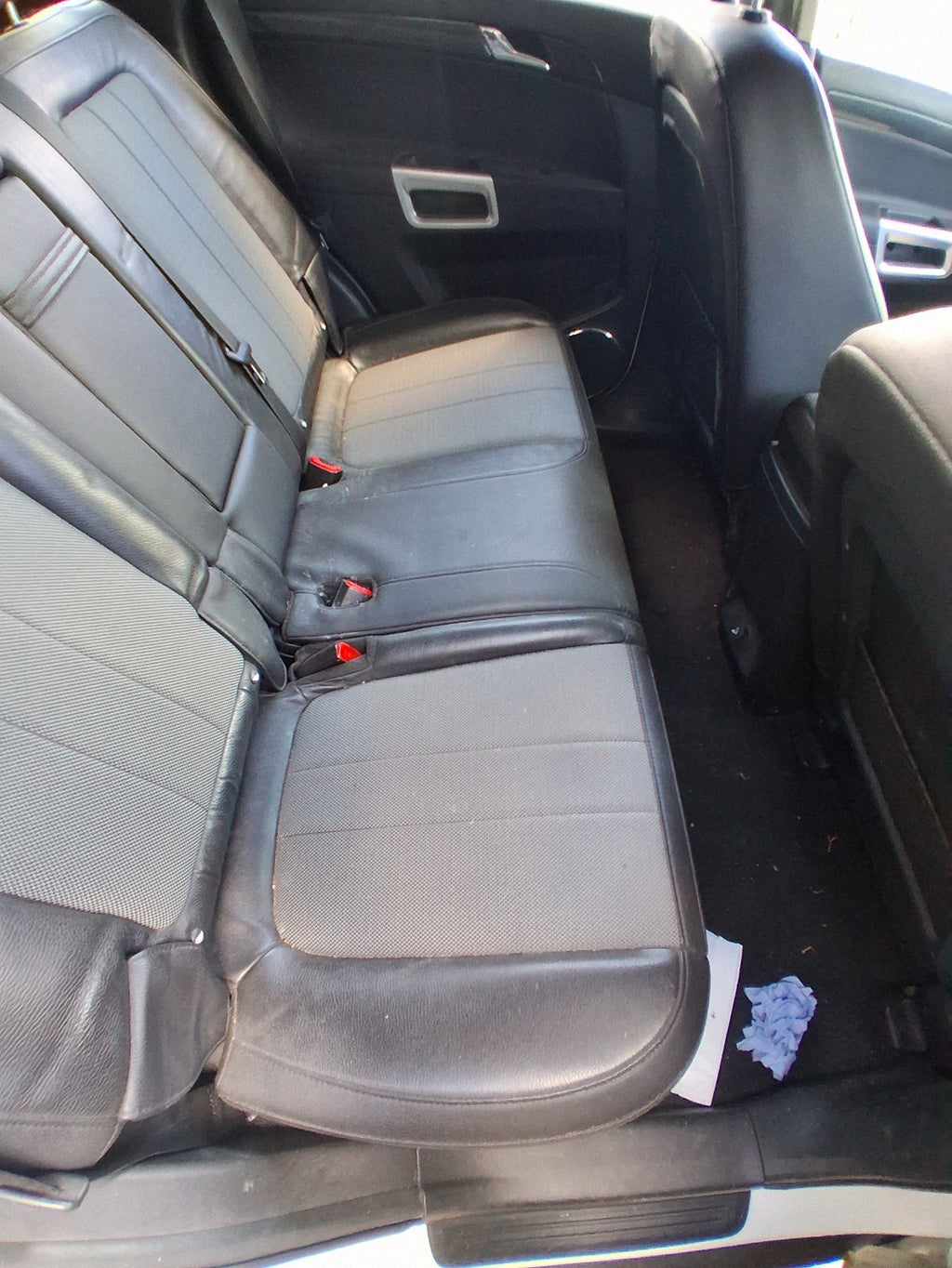 2015 VAUXHALL ANTARA MK1 REAR COMPLETE SEAT BASE AND BENCH