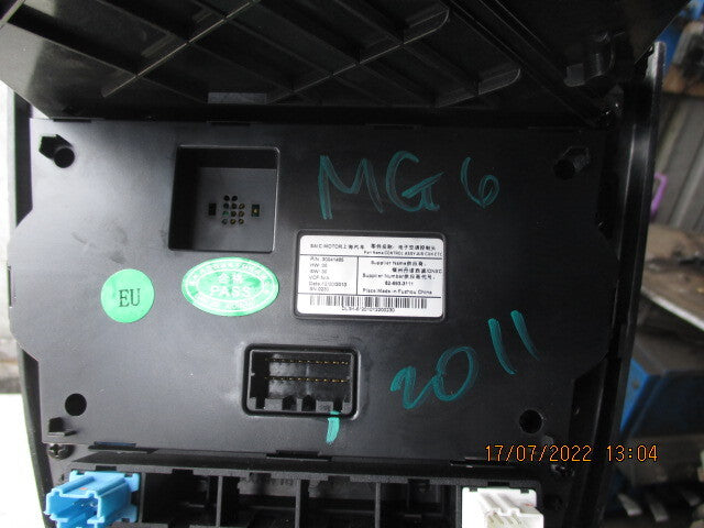 MG MG6 2011 HEATER AC CLIMATE CONTROL SWITCH PANEL 30041485