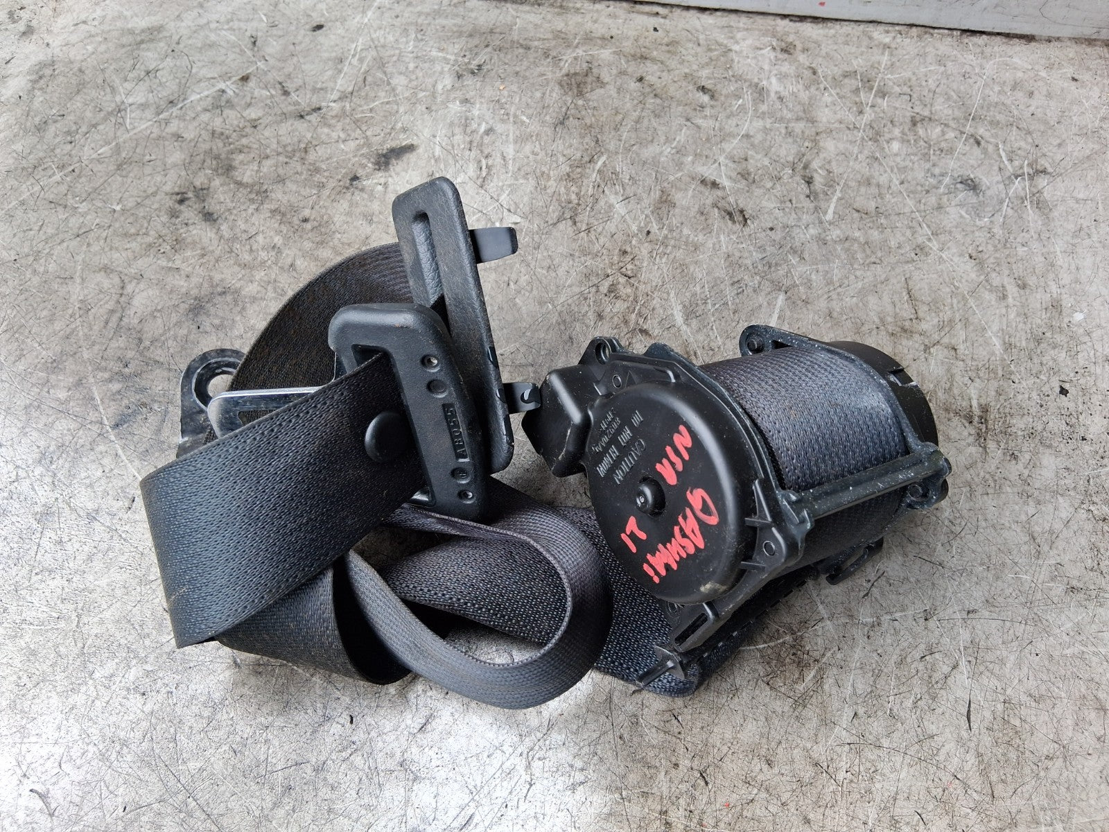 2020 NISSAN QASHQAI J11 MK2 NSR PASSENGER SIDE REAR LEFT SEAT BELT 80920AA