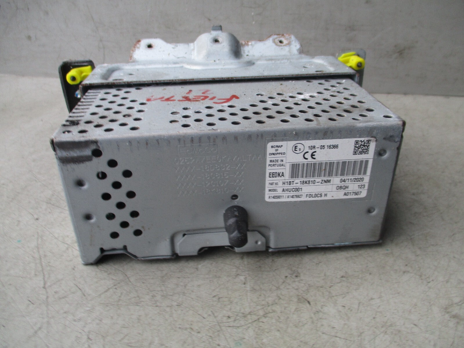 2021 FORD FIESTA MK8 RADIO STEREO HEAD UNIT H1BT18K810ZNM