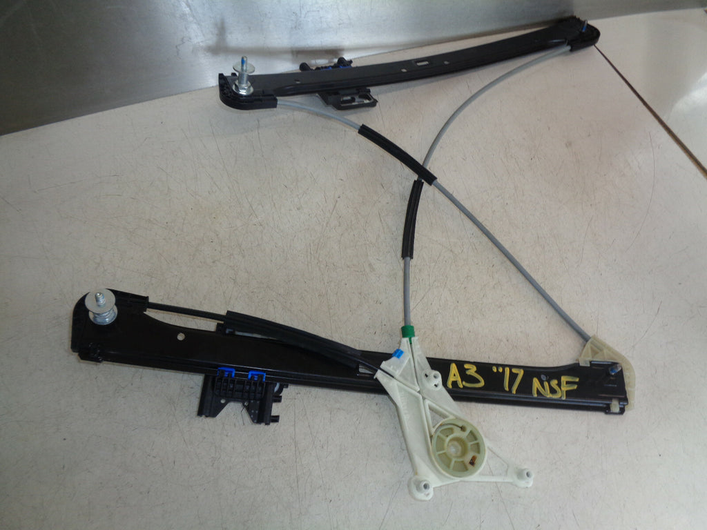 AUDI A3 8V 2017 NSF PASSENGER SIDE FRONT DOOR WINDOW REGULATOR 8V4837461