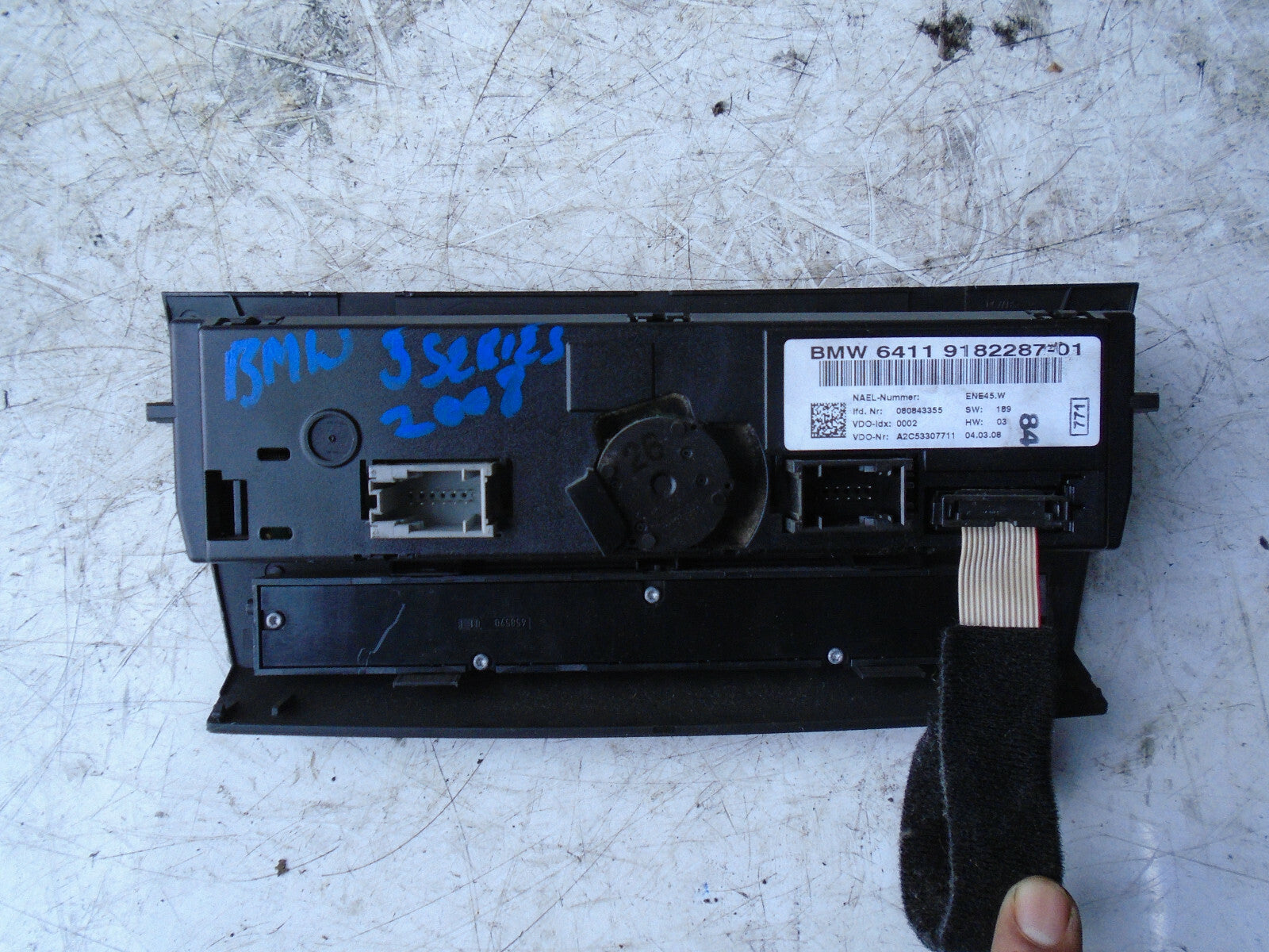 BMW 3 SERIES 2008 E90 HEATER AC CLIMATE CONTROL SWITCH 9182287