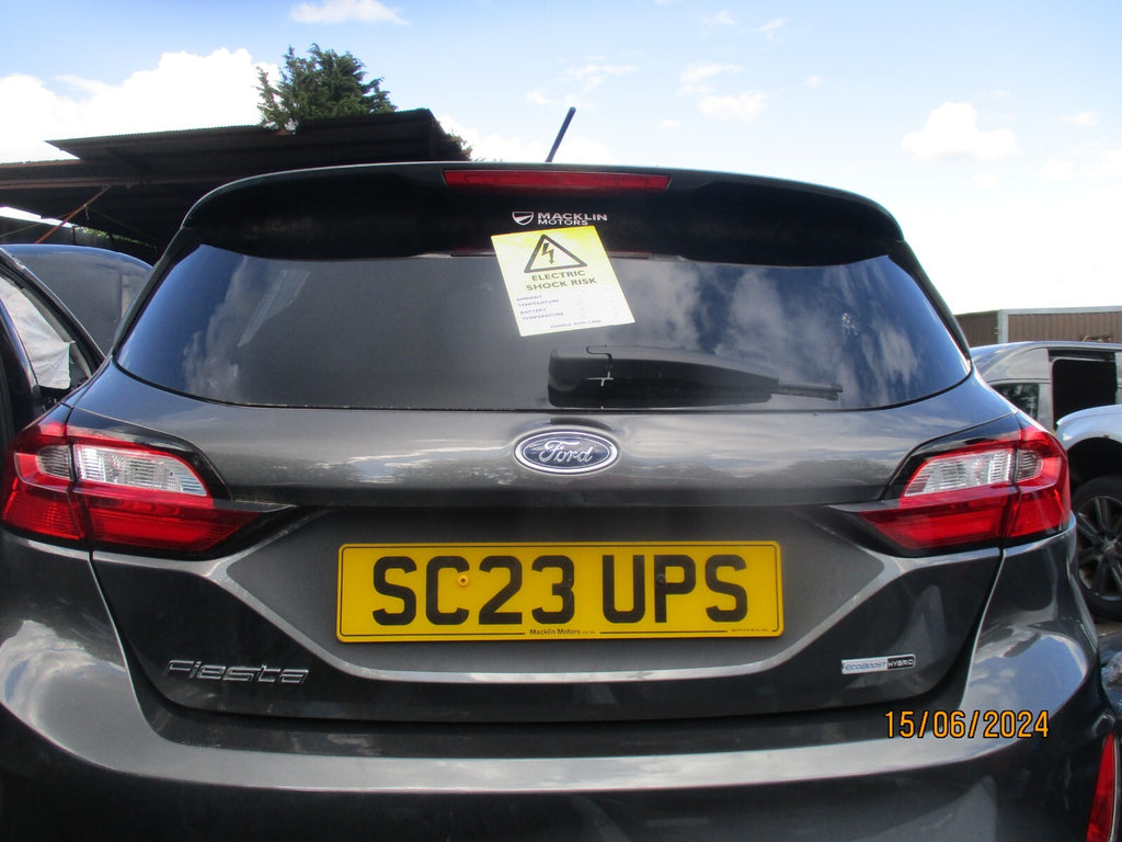 FORD FIESTA MK8 2023 REAR BARE TAILGATE BOOTLID MAGNETIC GREY QH