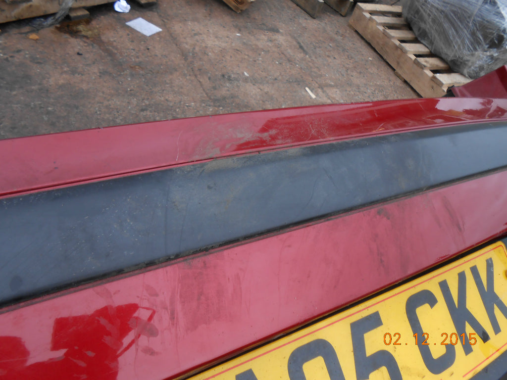 CITROEN C5 2005 FACELIFT COMPLETE REAR BUMPER KKQD ROUGE PROFOND MICA RED