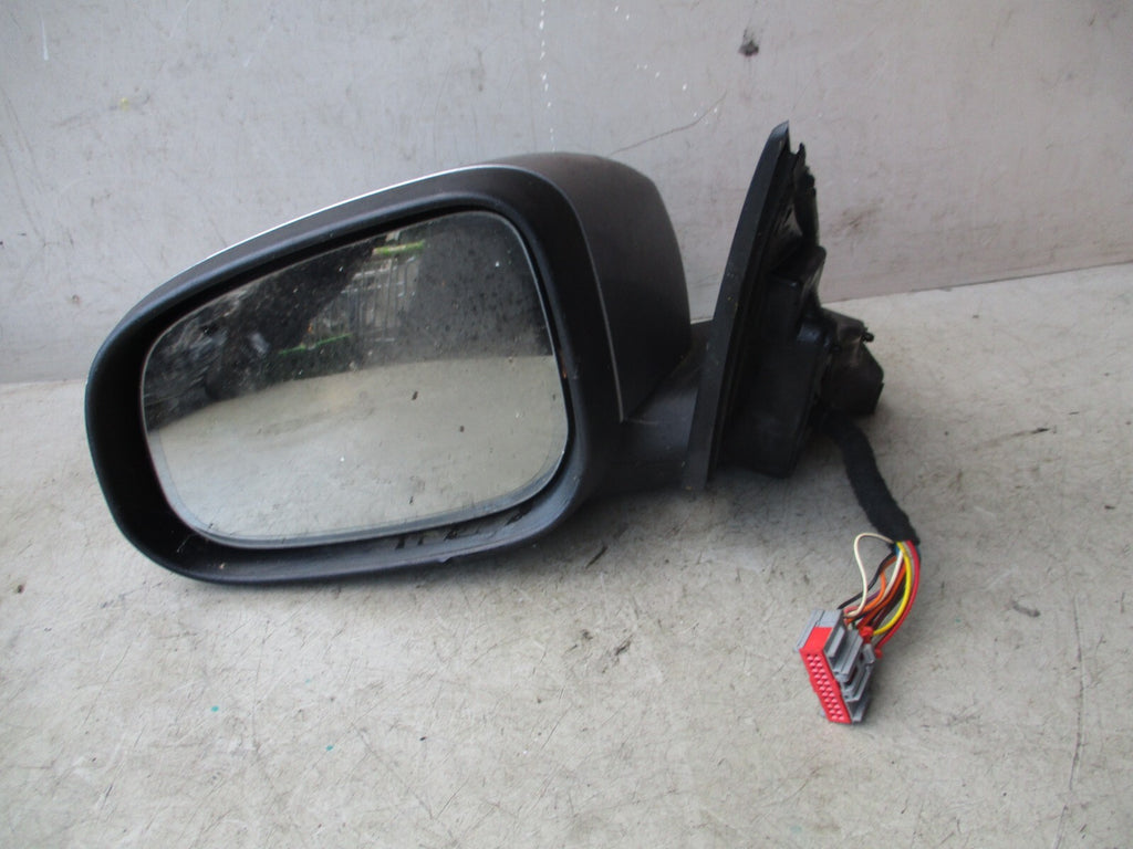 JAGUAR XF 2009 NSF PASSENGER SIDE FRONT MANUAL FOLD WING MIRROR GREY
