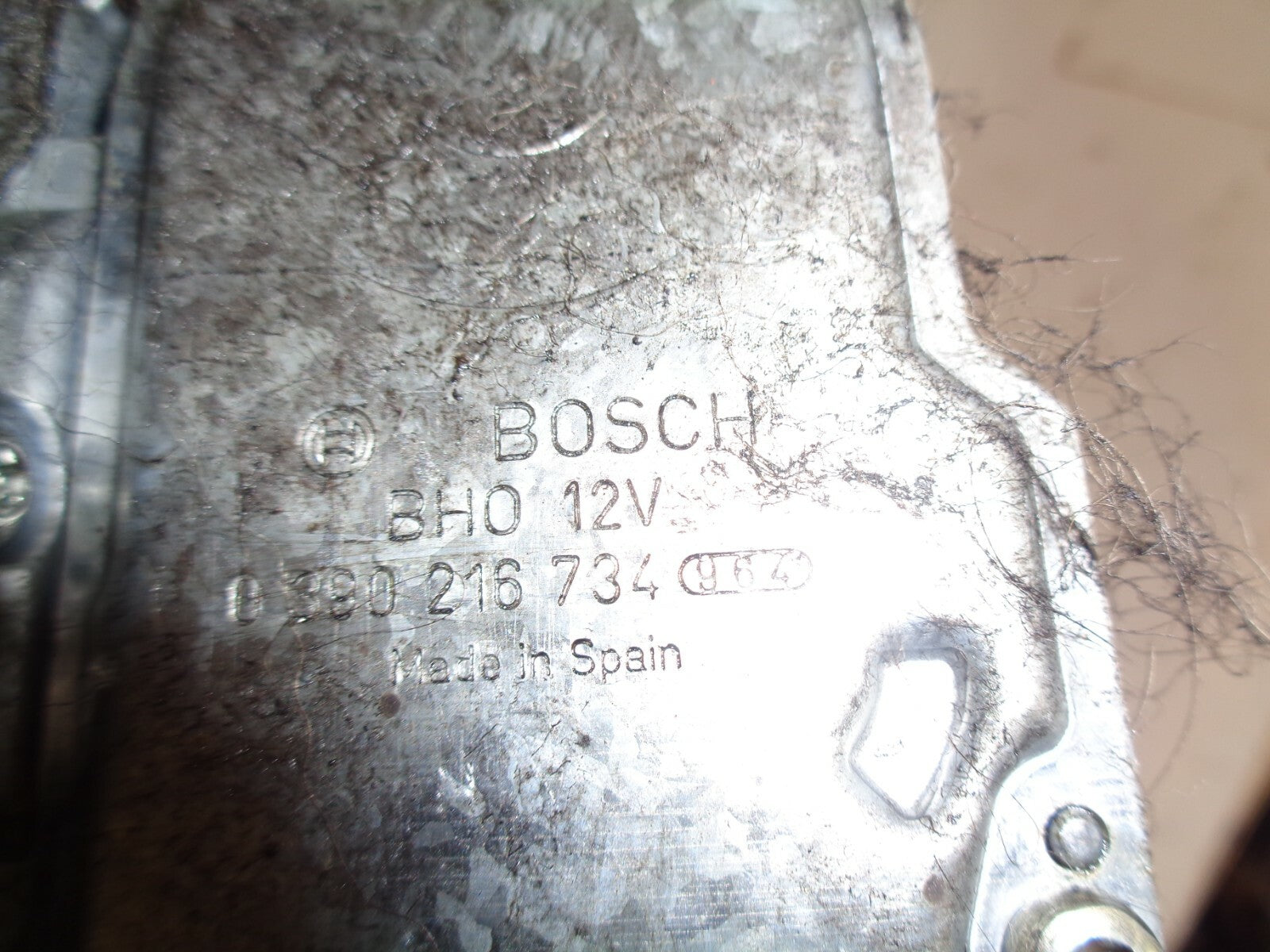 PEUGEOT 405 REAR WIPER MOTOR MECHANISM BOSCH 0390216734