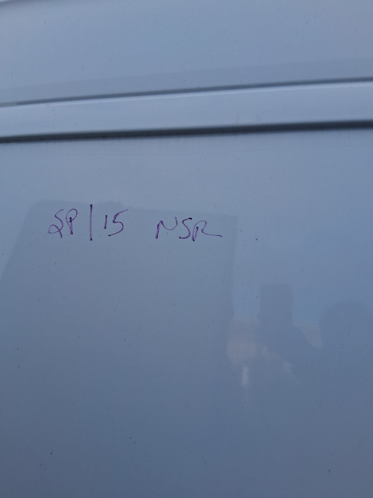 2016 MERCEDES SPRINTER W906 NS PASSENGER SIDE SLIDING DOOR COMPLETE WHITE