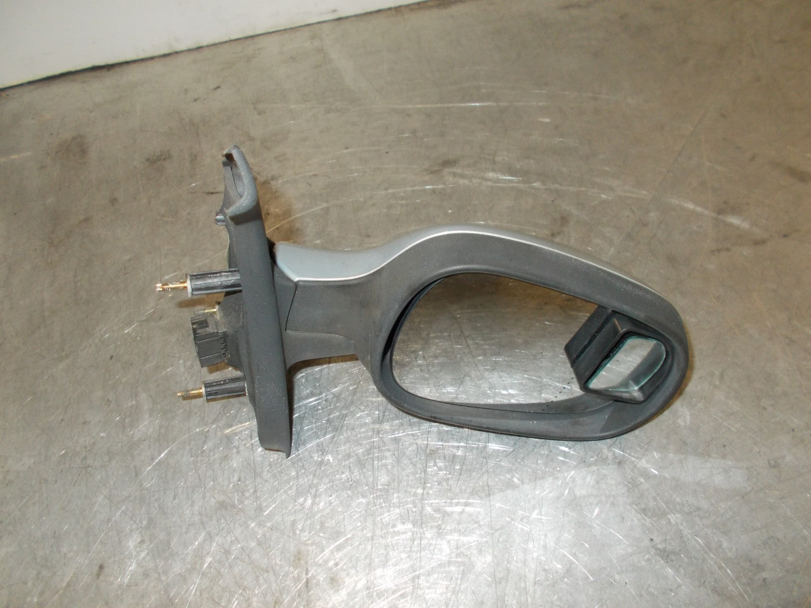 RENAULT SCENIC 2000 OS DRIVER SIDE ELECTRIC DOOR WING MIRROR SILVER