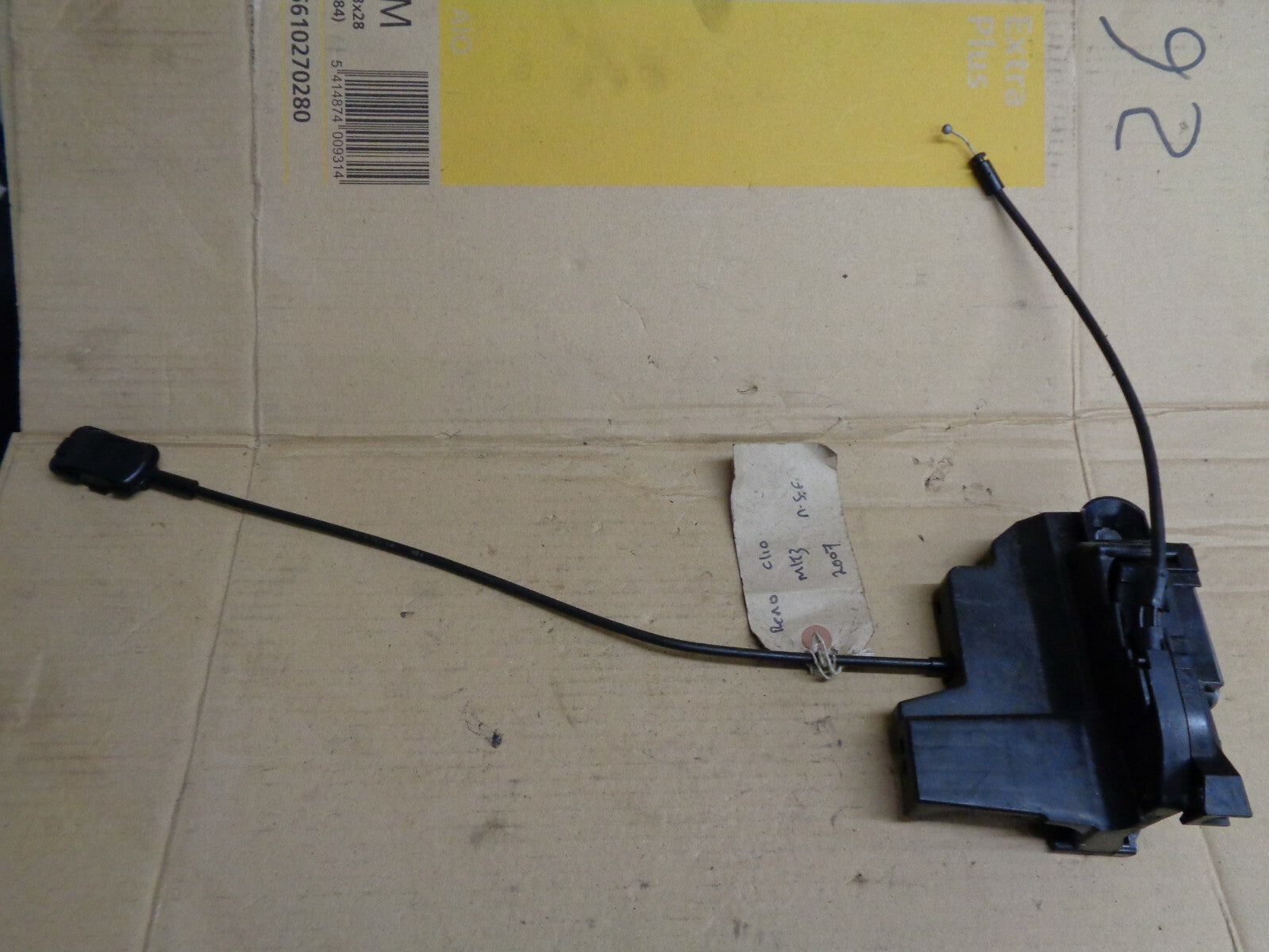 RENAULT CLIO MK3 2007 NSF PASSENGER FRONT DOOR LOCK MECH MECHANISM 1707H L