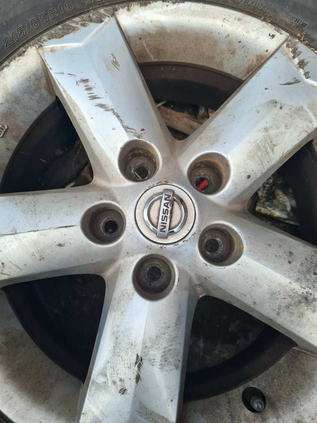 NISSAN QASHQAI MK1 J10 2009 5 SPOKE SPARE ALLOY WHEEL TYRE BRIDGESTONE 215/65R16