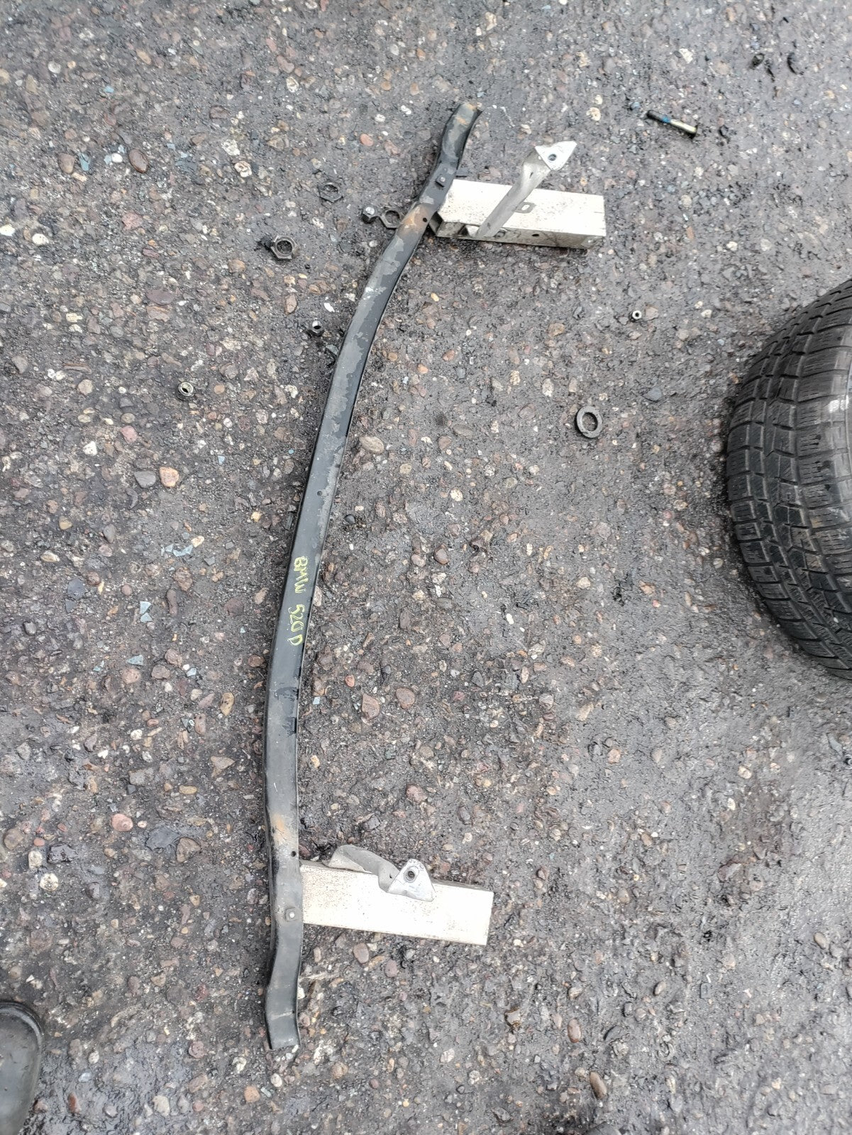 2012 BMW 5 SERIES F10 FRONT BUMPER REINFORCEMENT CRASH BAR
