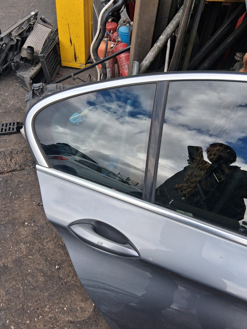 2010 BMW 5 SERIES F10 M SPORT OSR DRIVER SIDE REAR COMPLETE DOOR SPACE GREY A52