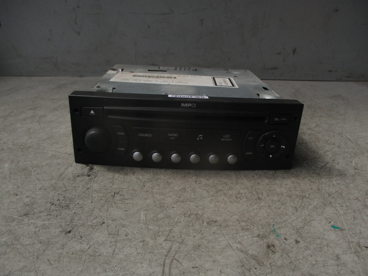 2007 CITROEN C8 MK1 RADIO CD PLAYER STEREO CONTROL HEAD UNIT 9660646677