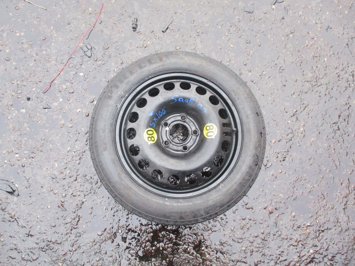 SAAB 93 PIRELLI 5 STUD 16 INCH SPARE WHEEL 125/85 R16 2160132