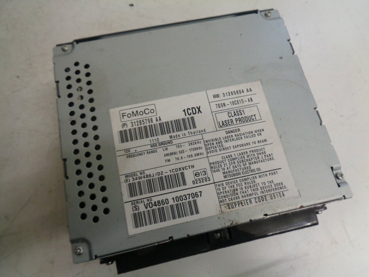 VOLVO V70 2008 RADIO GPS CD DVD PLAYER HEAD UNIT 7G9N18C815AB