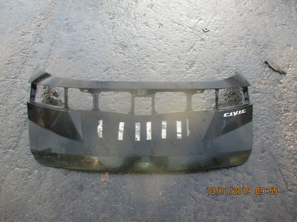 HONDA CIVIC 2009 REAR BACK BOOT LID TAILGATE PLASTIC PANEL TRIM GLOSS BLACK