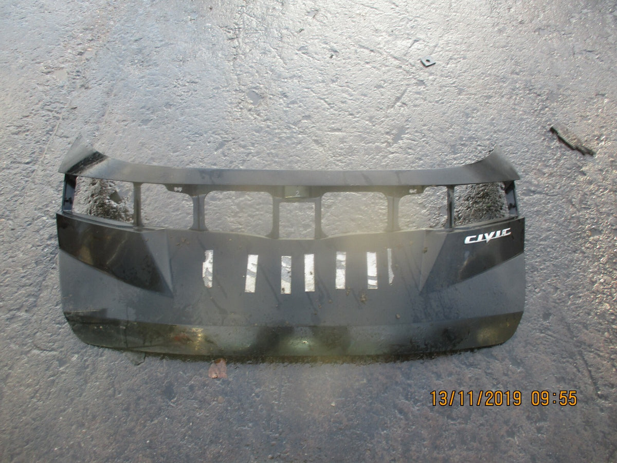 HONDA CIVIC 2009 REAR BACK BOOT LID TAILGATE PLASTIC PANEL TRIM GLOSS BLACK