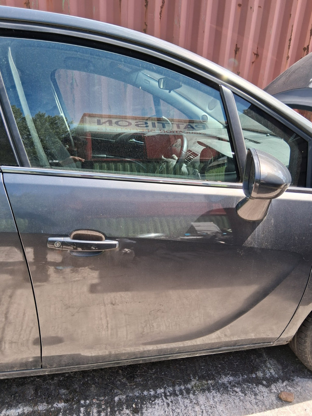 2016 VAUXHALL MERIVA B MK2 OSF DRIVER SIDE FRONT RIGHT BARE DOOR GREY