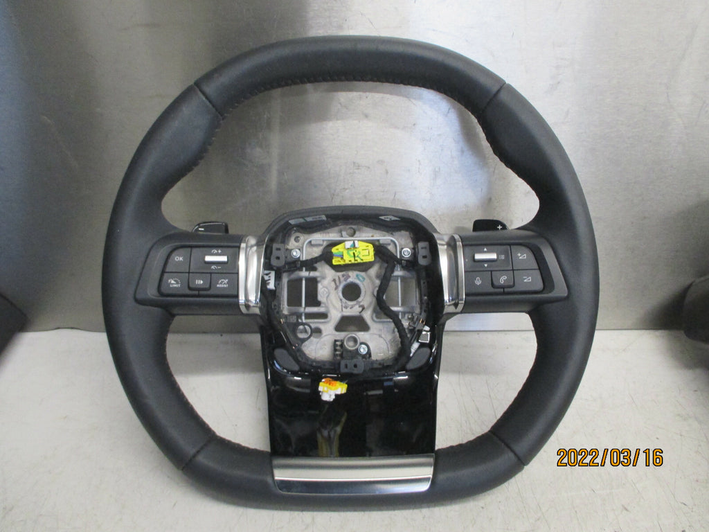 CITROEN C4 MK3 2021 3 SPOKE MULTIFUNCTION LEATHER STEERING WHEEL 98406912ZD