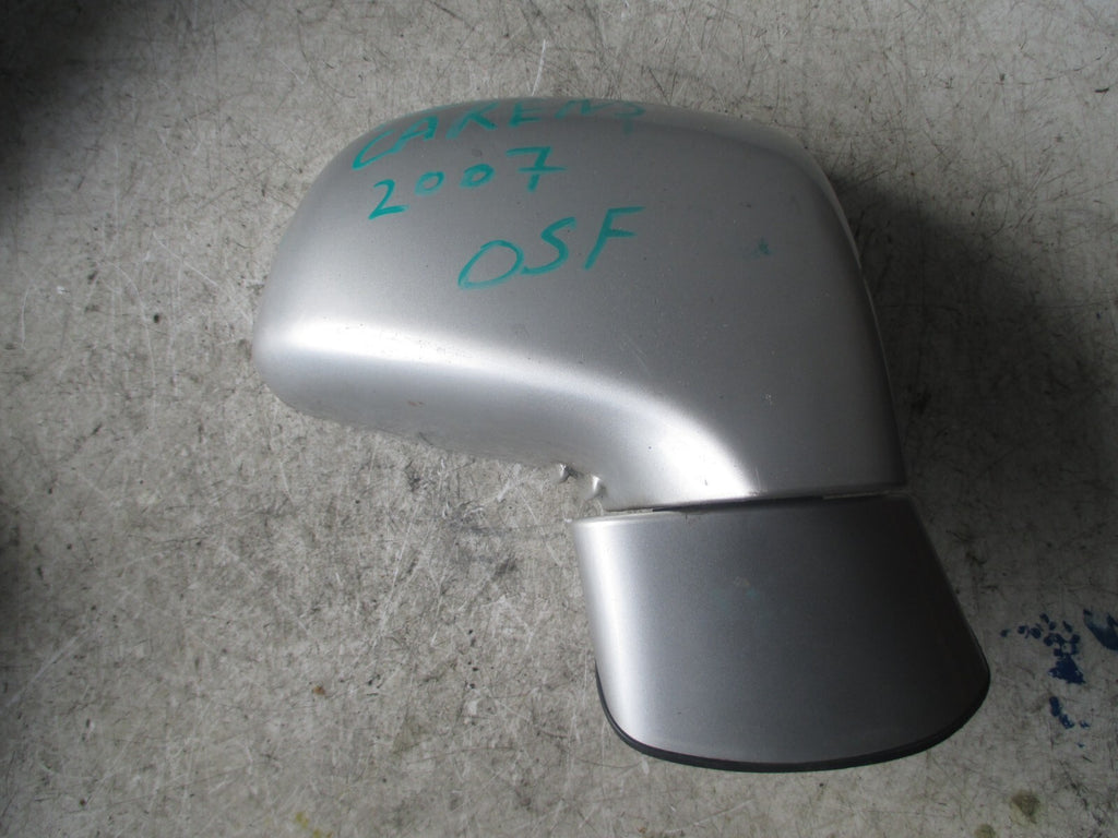 KIA CARENS 2007 OSF DRIVER SIDE FRONT WING MIRROR  SILVER