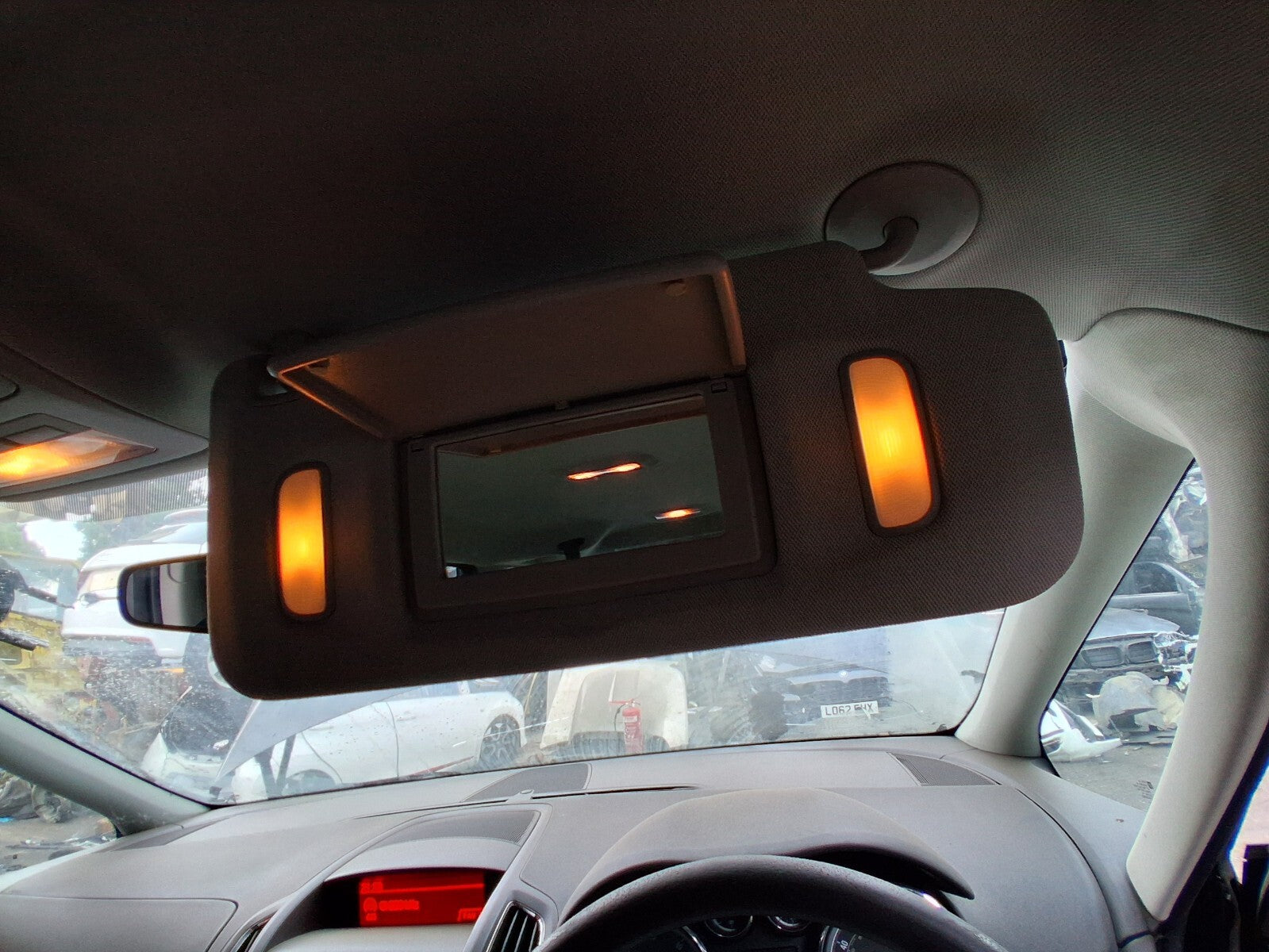 2014 VAUXHALL ZAFIRA TOURER C MK3 OSF DRIVER SIDE FRONT RIGHT SUN VISOR