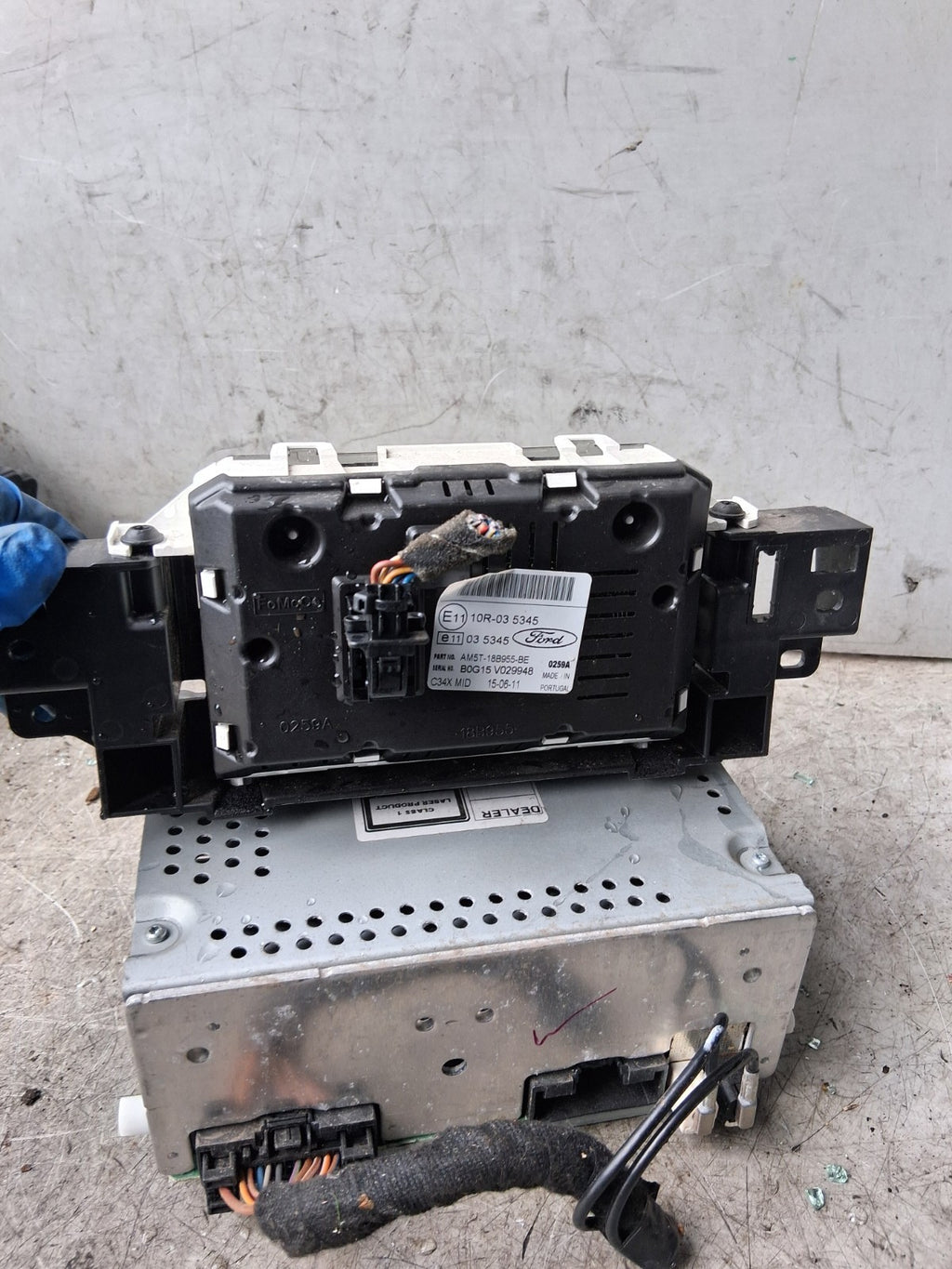 2011 FORD FOCUS RADIO SAT NAV NAVIGATION SCREEN DISPLAY 10R-035345