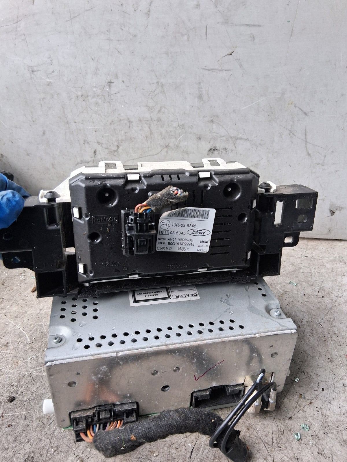 2011 FORD FOCUS RADIO SAT NAV NAVIGATION SCREEN DISPLAY 10R-035345