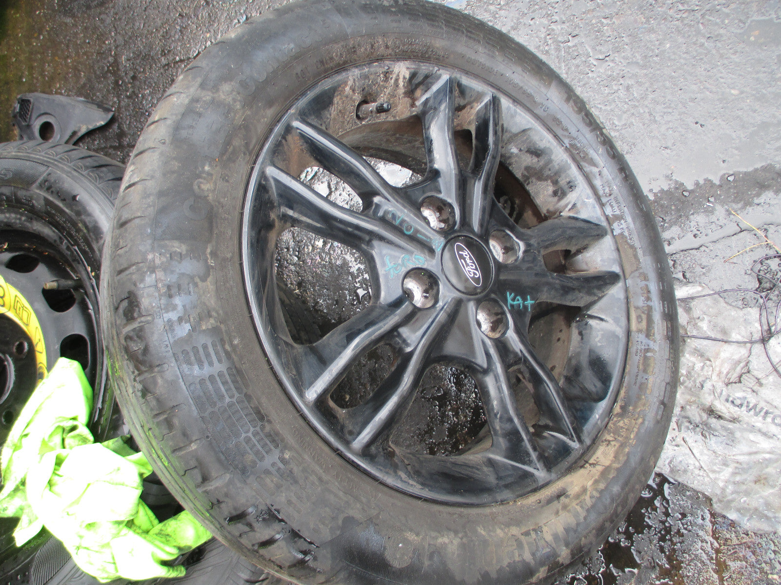 FORD KA + 2018 15 INCH BLACK ALLOY WHEEL WITH TYRE 195/55R15 E1BJ1007CA
