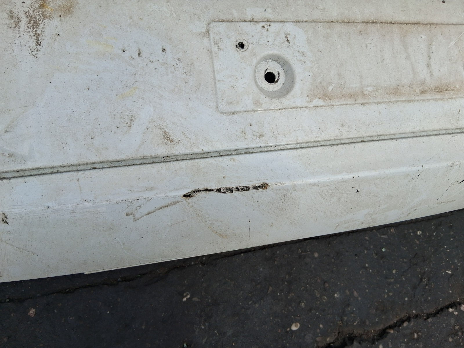 VAUXHALL CORSA E 2017 3 DOOR REAR COMPLETE BUMPER WHITE